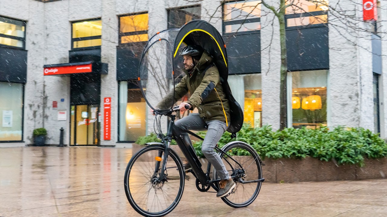 Montrez l'innovation bub-up : protection à vélo