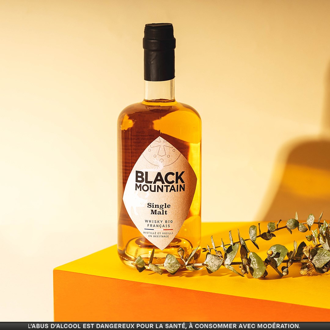Whisky single malt 100 % bio made in france