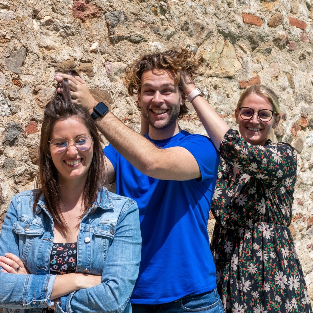 Mathilde, Manon et Antoine, fondateurs de RENTATRANQUILLE